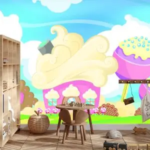 Papier Peint Pour Les Enfants - Pays Des Douceurs – Image 3