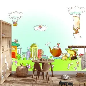 Papier Peint Pour Les Enfants - La Ville – Image 3