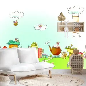 Papier Peint Pour Les Enfants - La Ville – Image 4