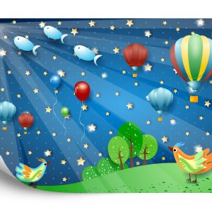Papier Peint Pour Les Enfants - Nuit Magique – Image 2