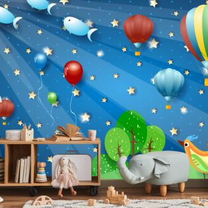 Papier Peint Pour Les Enfants - Nuit Magique – Image 5