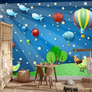 Papier Peint Pour Les Enfants - Nuit Magique – Image 3