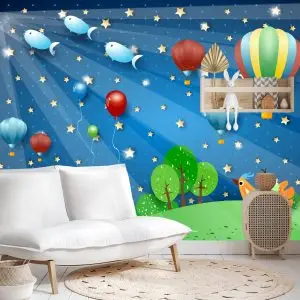 Papier Peint Pour Les Enfants - Nuit Magique – Image 4