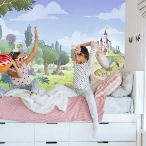 Papier Peint Pour Les Enfants - Château Au Loin – Image 7