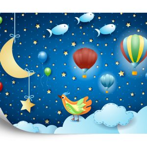 Papier Peint Pour Les Enfants - Nuit Magique – Image 2