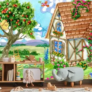 Papier Peint Pour Les Enfants - Maison Rurale – Image 5