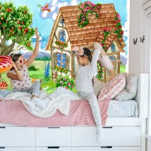Papier Peint Pour Les Enfants - Maison Rurale – Image 7