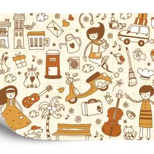 Papier Peint Pour Les Enfants - Enfants Qui Jouent – Image 2