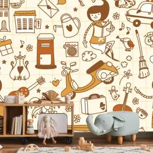Papier Peint Pour Les Enfants - Enfants Qui Jouent – Image 5