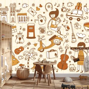 Papier Peint Pour Les Enfants - Enfants Qui Jouent – Image 3