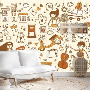 Papier Peint Pour Les Enfants - Enfants Qui Jouent – Image 4