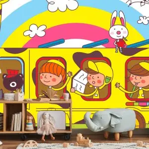 Papier Peint Pour Les Enfants - Voyage Scolaire – Image 5