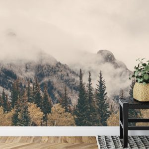 Papier Peint Forêt Dans Le Brouillard – Image 7