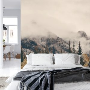 Papier Peint Forêt Dans Le Brouillard – Image 8