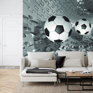 Papier Peint Puzzle 3D Football – Image 6