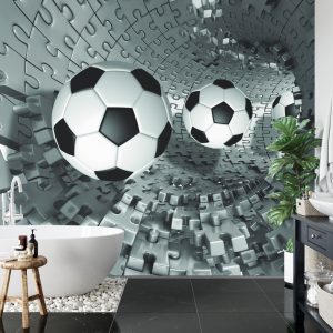 Papier Peint Puzzle 3D Football – Image 5
