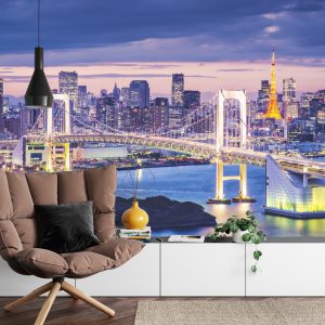 Papier Peint Rainbow Bridge À Tokyo – Image 4