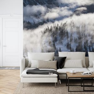 Papier Peint Forêt Dans Le Brouillard – Image 6