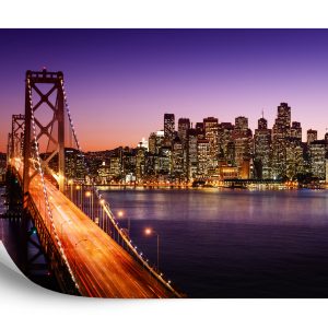 Papier Peint Pont De Nuit – Image 2