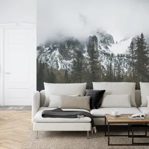 Papier Peint Forêt Dans Le Brouillard – Image 6