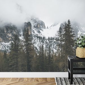 Papier Peint Forêt Dans Le Brouillard – Image 7