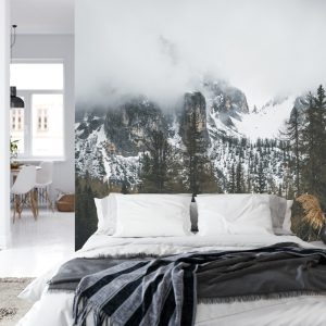 Papier Peint Forêt Dans Le Brouillard – Image 8