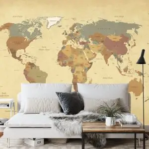 Papier Peint Carte Du Monde – Image 3