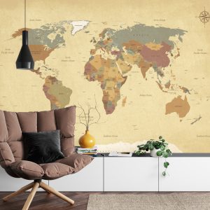 Papier Peint Carte Du Monde – Image 4