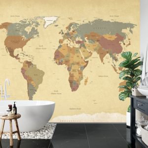 Papier Peint Carte Du Monde – Image 5