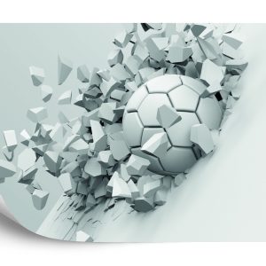 Papier Peint Ballon De Sport 3D – Image 2