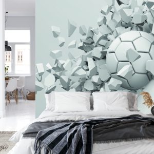 Papier Peint Ballon De Sport 3D – Image 8