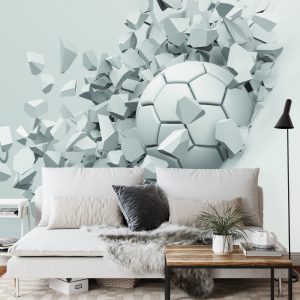 Papier Peint Ballon De Sport 3D – Image 3