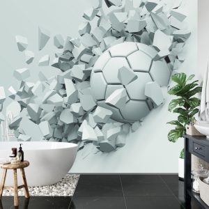 Papier Peint Ballon De Sport 3D – Image 5