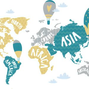 Papier Peint Carte Pour Les Enfants – Image 1