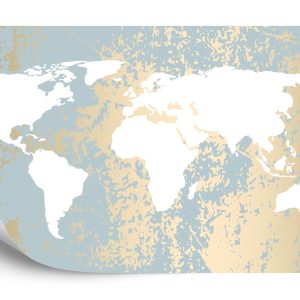 Papier Peint Carte Du Monde – Image 2