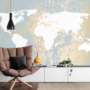 Papier Peint Carte Du Monde – Image 4