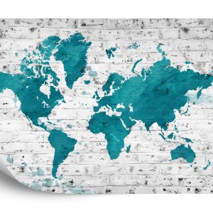 Papier Peint Carte Du Monde – Image 2