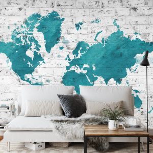 Papier Peint Carte Du Monde – Image 3