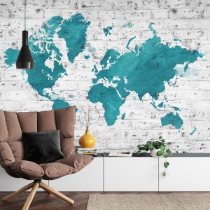 Papier Peint Carte Du Monde – Image 4