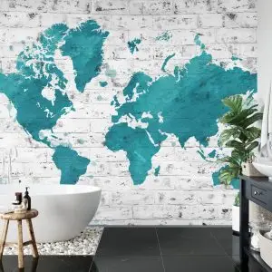 Papier Peint Carte Du Monde – Image 5