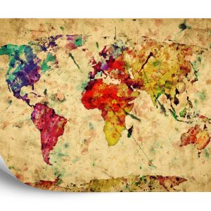 Papier Peint Carte Du Monde – Image 2