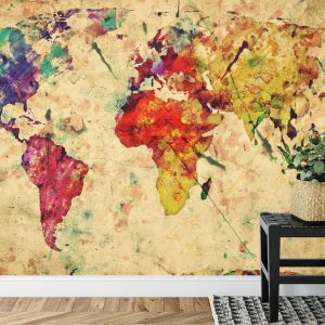 Papier Peint Carte Du Monde – Image 7