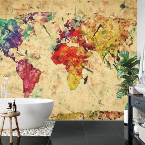 Papier Peint Carte Du Monde – Image 5