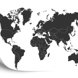 Papier Peint Carte Du Monde – Image 2