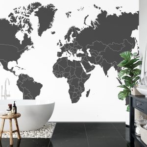 Papier Peint Carte Du Monde – Image 5
