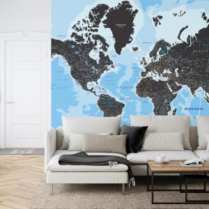 Papier Peint Carte Du Monde – Image 6