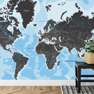 Papier Peint Carte Du Monde – Image 7