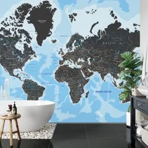 Papier Peint Carte Du Monde – Image 5