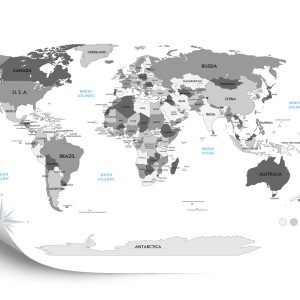 Papier Peint Carte Du Monde – Image 2