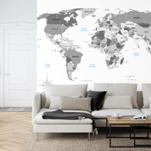 Papier Peint Carte Du Monde – Image 6